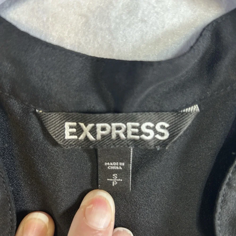 Express Sleeveless Dress Small Black  Elastic Waist